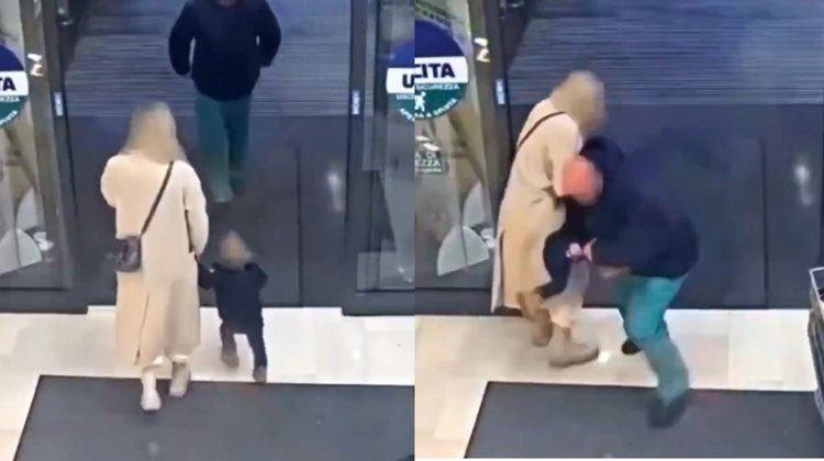 Impactantes imágenes: Hombre intenta secuestrar a niña de un año