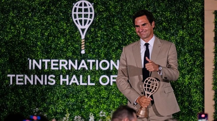 Roger Federer ingresa al Salón de la Fama Internacional del Tenis