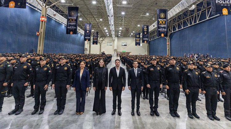 Presume gobernador blindaje de NL en aniversario de Fuerza Civil