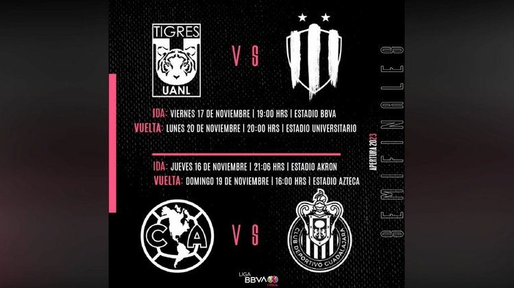Definen horarios de las semifinales de la Liga MX Femenil