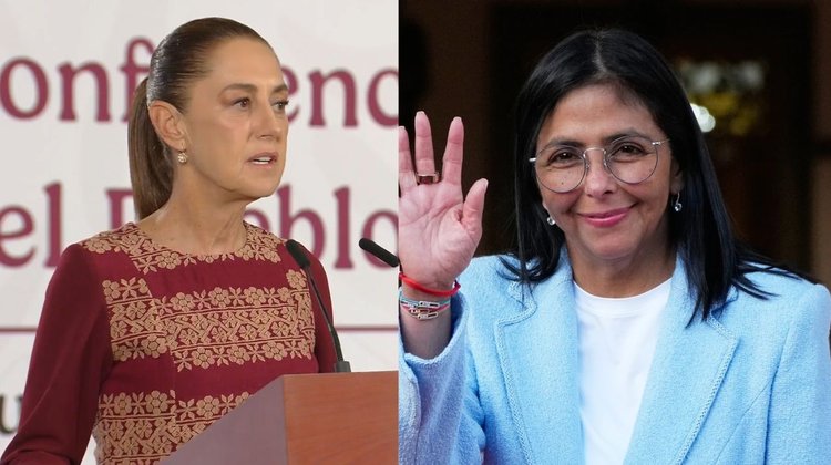 Sheinbaum reafirma apoyo a Venezuela tras llamada con Delcy