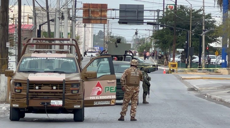 Realizan operativo militar por presunto artefacto explosivo 