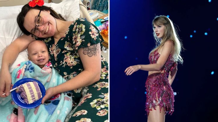 Taylor Swift dona $100 mil dólares para niña con cáncer cerebral