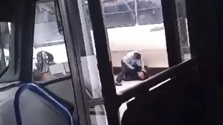 VIDEO: Captan pelea de conductores de Transporte Settepi Saltillo