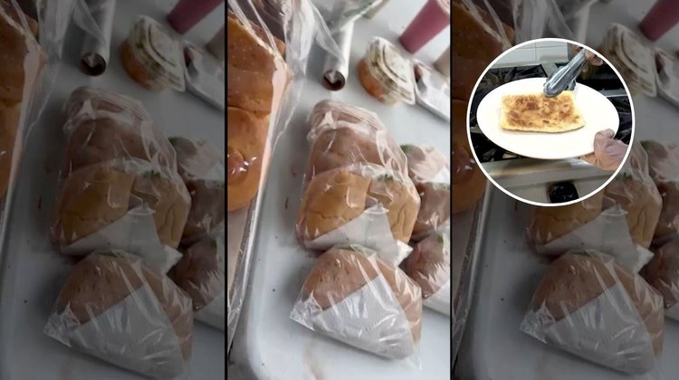 Venden en calles regias tortas de milanesa ¿de rollo de papel?