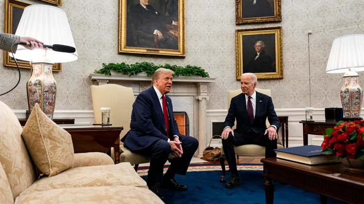 Trump agradece a Biden la transición ordenada