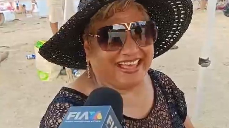 Llegan a Playa Miramar más familias para pasarla bien