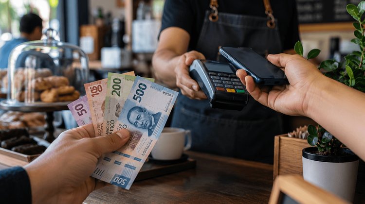 Efectivo sigue dominando compras de hasta $500 pesos en México