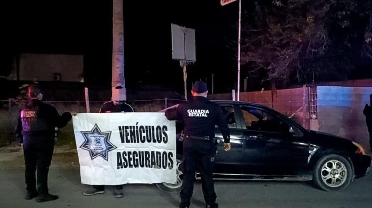 Asegura Guardia Estatal vehículo con reporte de robo en Reynosa