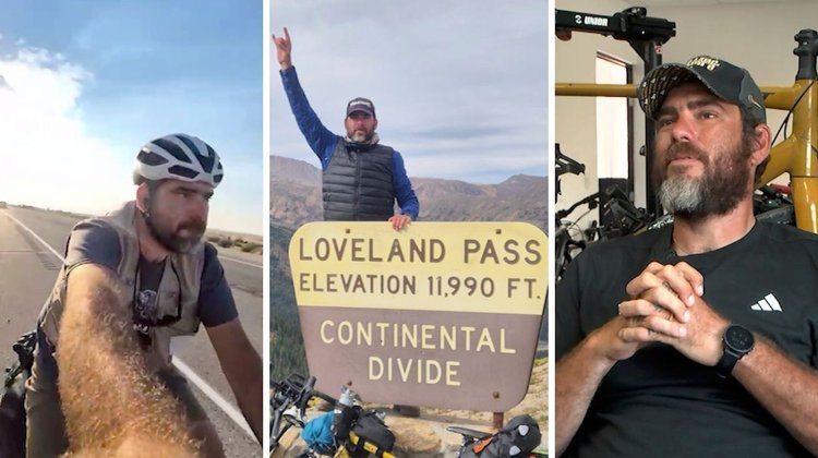 Viaja en bici de Canadá a Monterrey por aventura de supervivencia