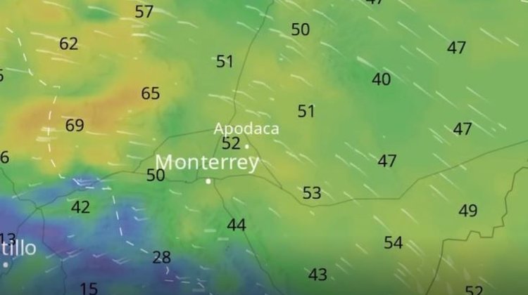 Advierten por fuertes vientos en Nuevo León para hoy