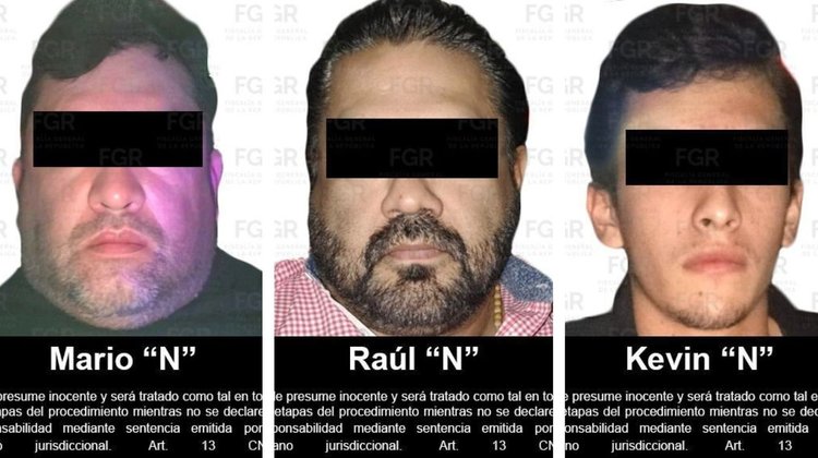 Vinculan a proceso a tres presuntos integrantes de grupo criminal