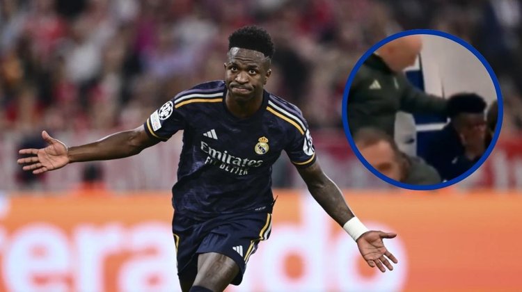 Captan a Vinicius llorando tras abucheos en el Bernabéu