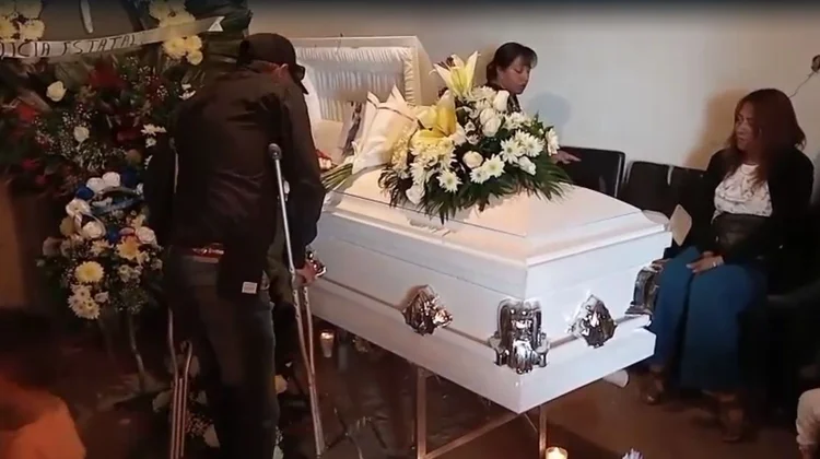 Despiden al pequeño víctima del accidente en Los Chorros