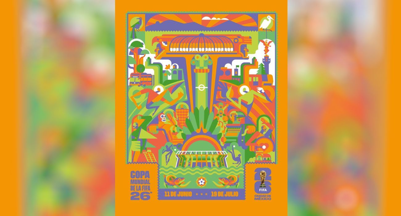 Revelan el póster oficial de CDMX para el Mundial 2026