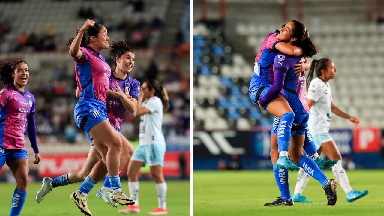 Rayadas golea al Pachuca y pone un pie en la final