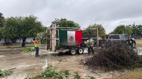 Aplicarán multas por tirar escombro en calles de Reynosa