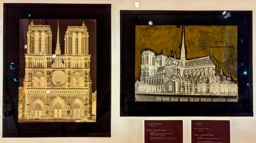 Exhiben en París los dibujos de Víctor Hugo sobre Notre-Dame