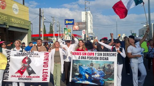 Trabajadores del IMSS rechazan aumento salarial del 2.9%
