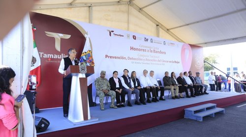 Gobernador fortalece detección del cáncer en Tamaulipas
