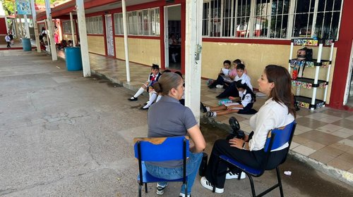Transformador deja sin electricidad a primaria de Reynosa