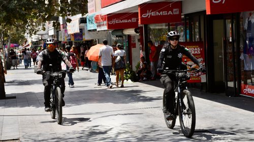 Refuerzan vigilancia en zona centro por compras escolares
