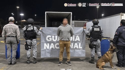 Binomio canino detecta 249 kilos de estupefacientes en Tijuana
