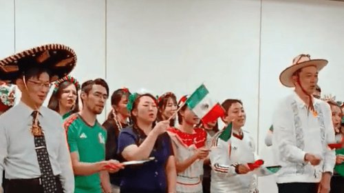 Embajada de Japón canta “Cielito lindo” en español y japonés