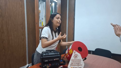 Alumna tamaulipeca llevará a Indonesia innovador extintor
