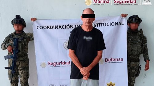 Capturan en Mérida a Richard Panas, objetivo prioritario de EUA