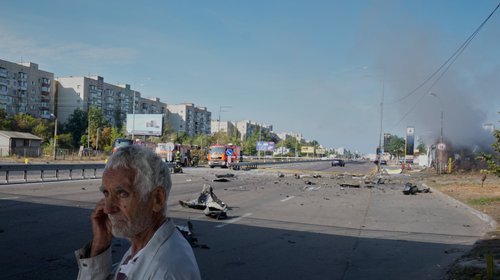 Tres civiles mueren durante ofensiva aérea rusa en Ucrania