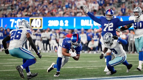 Vencen Giants a Cowboys 28-20 en el debut de Harbaugh como coach