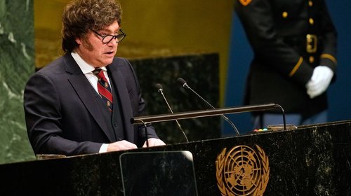 Desafía Milei a ONU por Malvinas; llama al organismo ‘inútil’