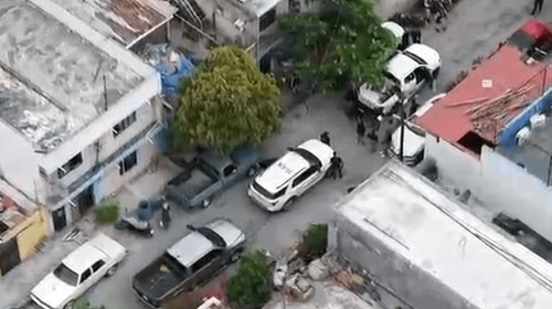 FGR catea cuatro domicilios en la colonia Noria Norte en Apodaca