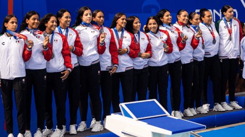 México logra medalla de plata en polo acuático de JCC 2026
