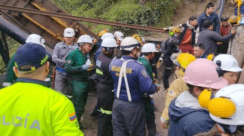 Explosión en mina de Colombia deja seis trabajadores muertos