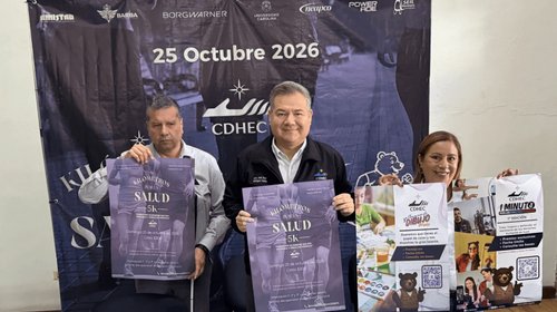 CDHEC invita a carrera inclusiva por la salud en Saltillo