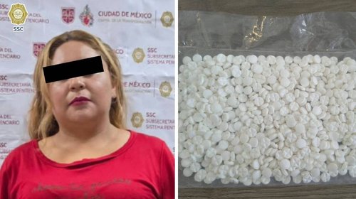 Detienen a mujer que buscaba ingresar a cárcel con 300 pastillas