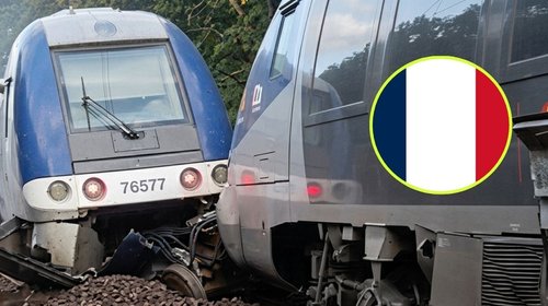 Descarrilamiento de tren en Francia deja 44 personas heridas