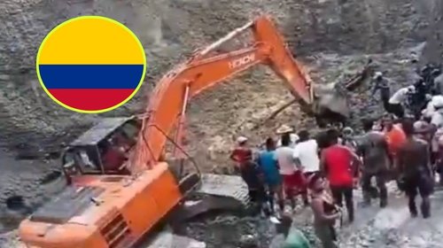 Seis personas pierden la vida tras derrumbe de mina en Colombia