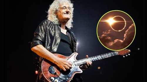 Brian May de Queen explica cómo ver un eclipse solar sin riesgos