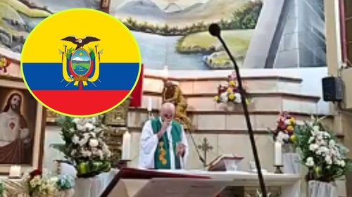 Sacerdote muere tras caída de cruz en misa de Guayaquil