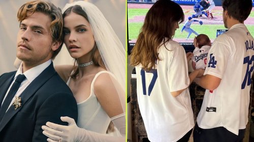 Dylan Sprouse y Barbara Palvin dan la bienvenida a su hija