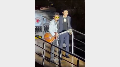 Sorprendente reconciliación de Dani Flow y Aleks Syntek en León