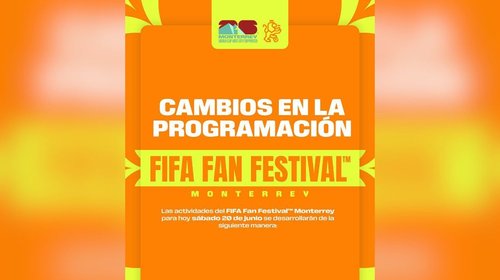 FIFA Fan Festival™ modifica actividades: aquí los nuevos horarios