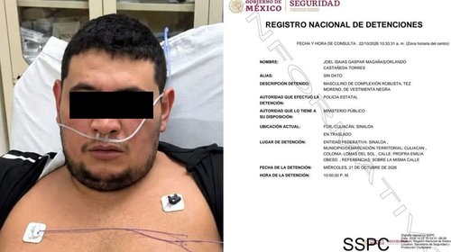 Reportan presunta detención de 'El Coco Ranas' en Sinaloa
