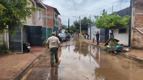 Dan auxilio en Zapotlanejo y vigilan Depresión Tropical 17-E