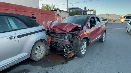 Causa maniobra imprudente choque triple en Saltillo