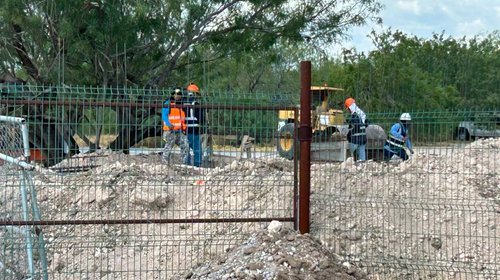 Avanza obra de Estación Segura en el Parque Cultural Reynosa
