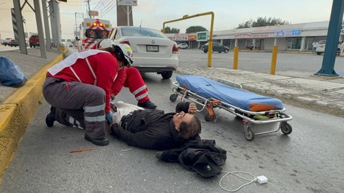 Peatón termina grave tras ser atropellado en Saltillo